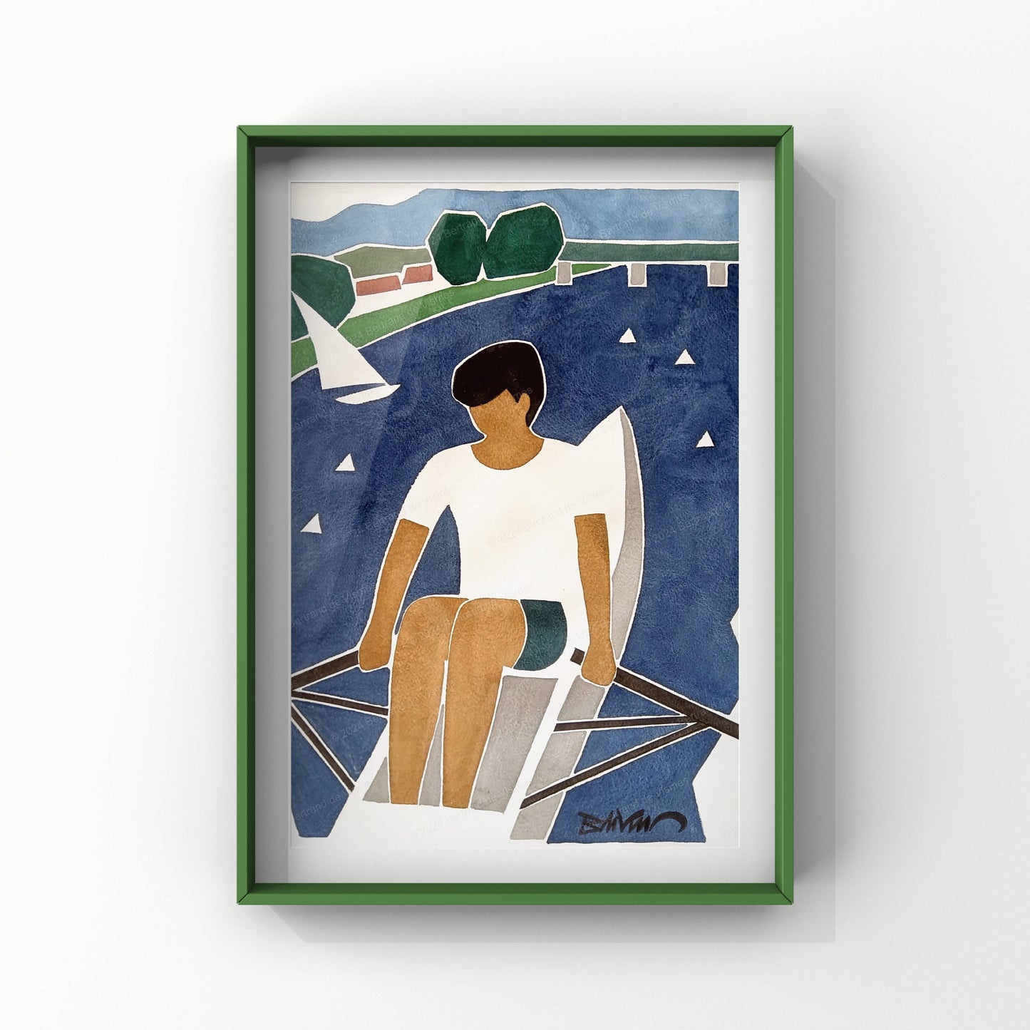 Man rowing (2024)