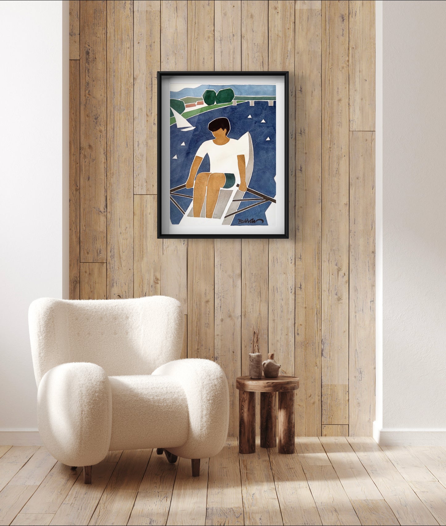 Man rowing (2024)