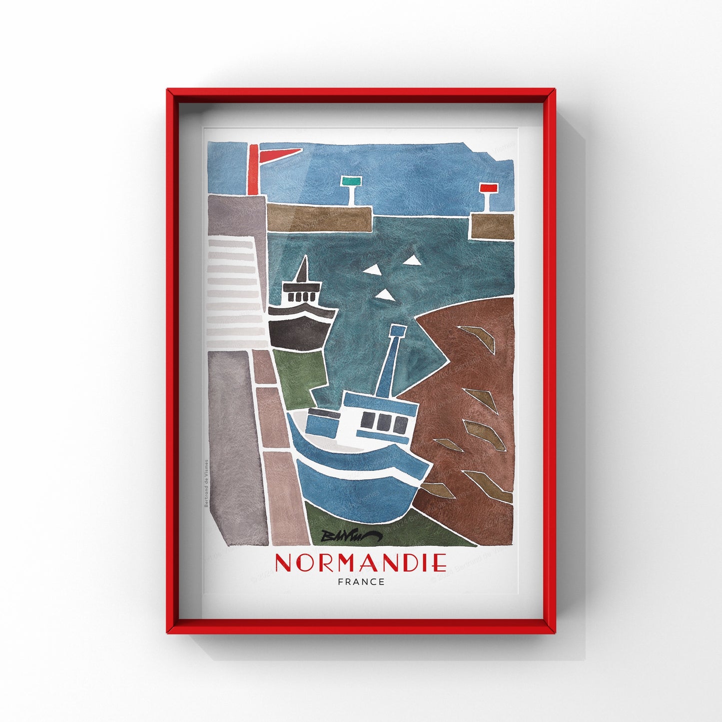 Normandie Unframed Poster