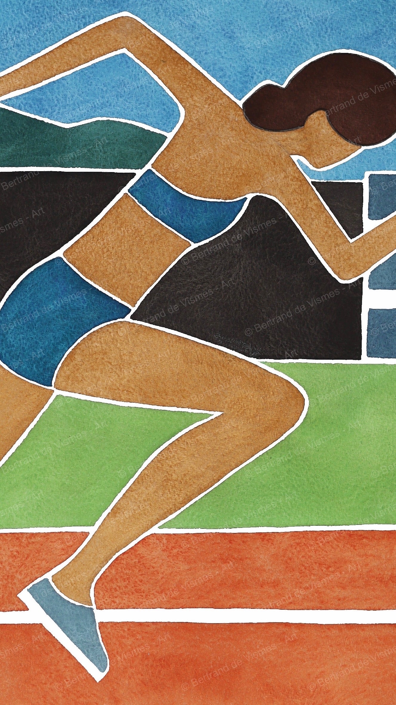 Nouveau Départ Framed Poster