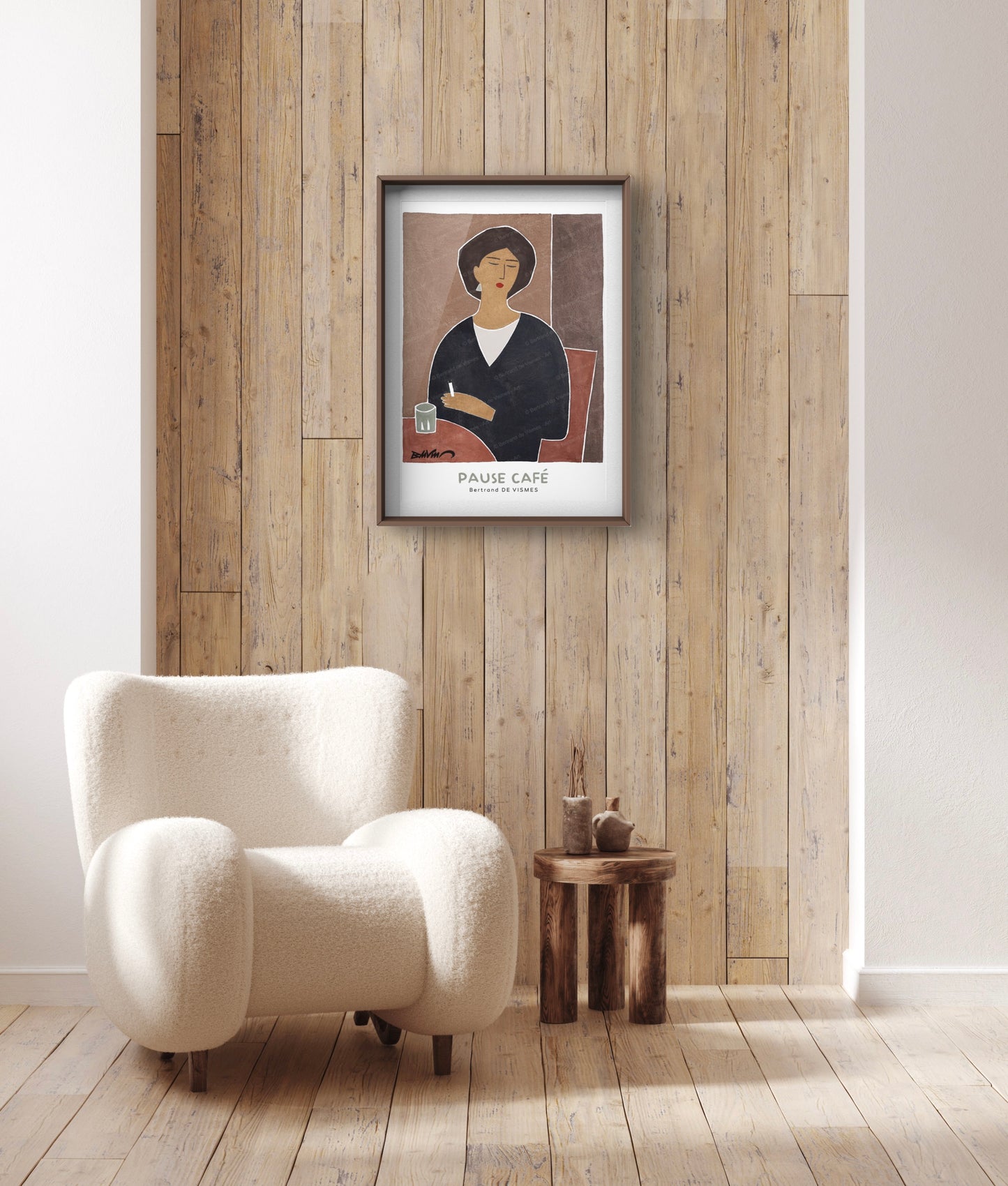 Pause Café Unframed Poster