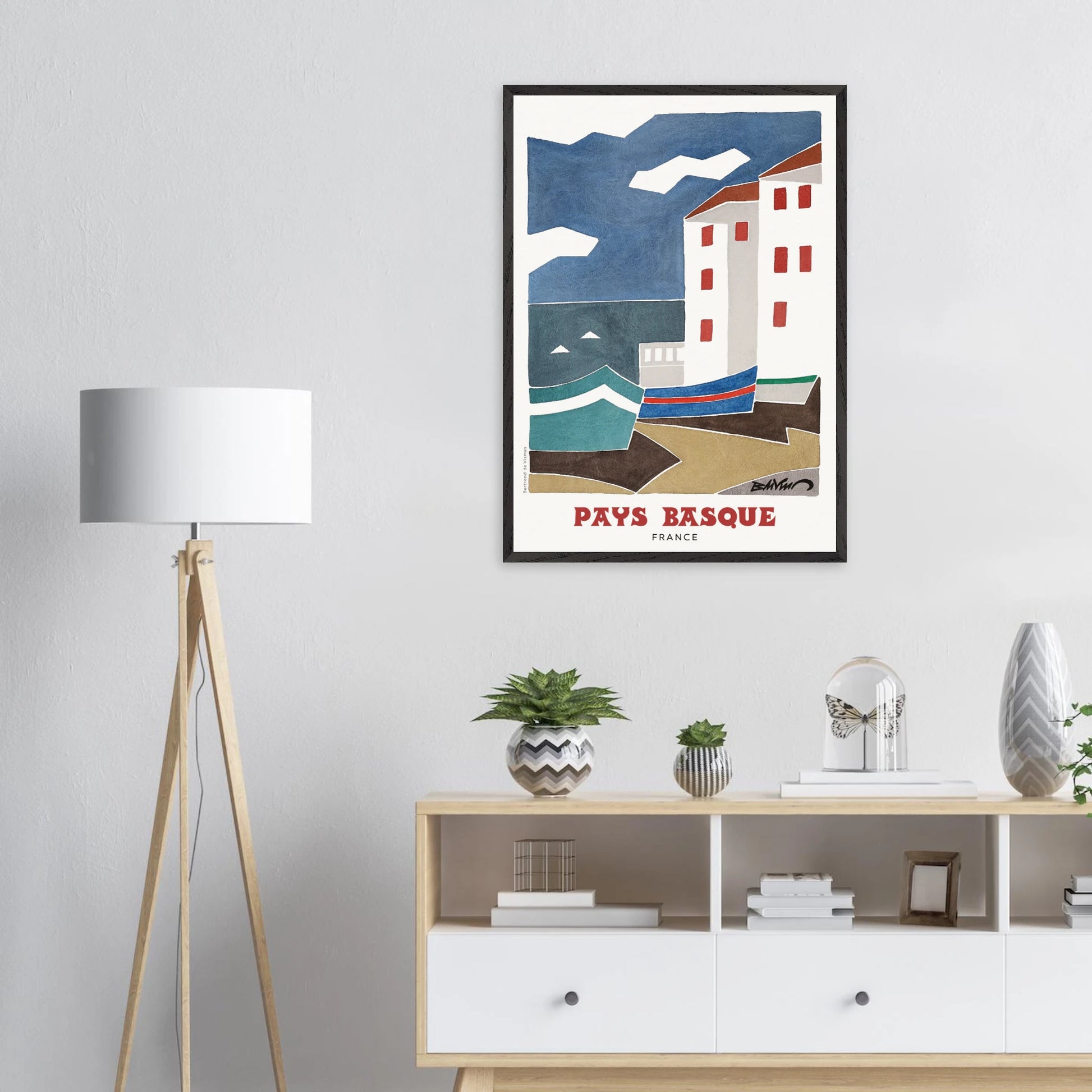 Affiche Mon Pays Basque | Les Régionales | Les Petits Yéyés Affiche Mon Pays Basque | Les Régionales | Les Petits Yéyés