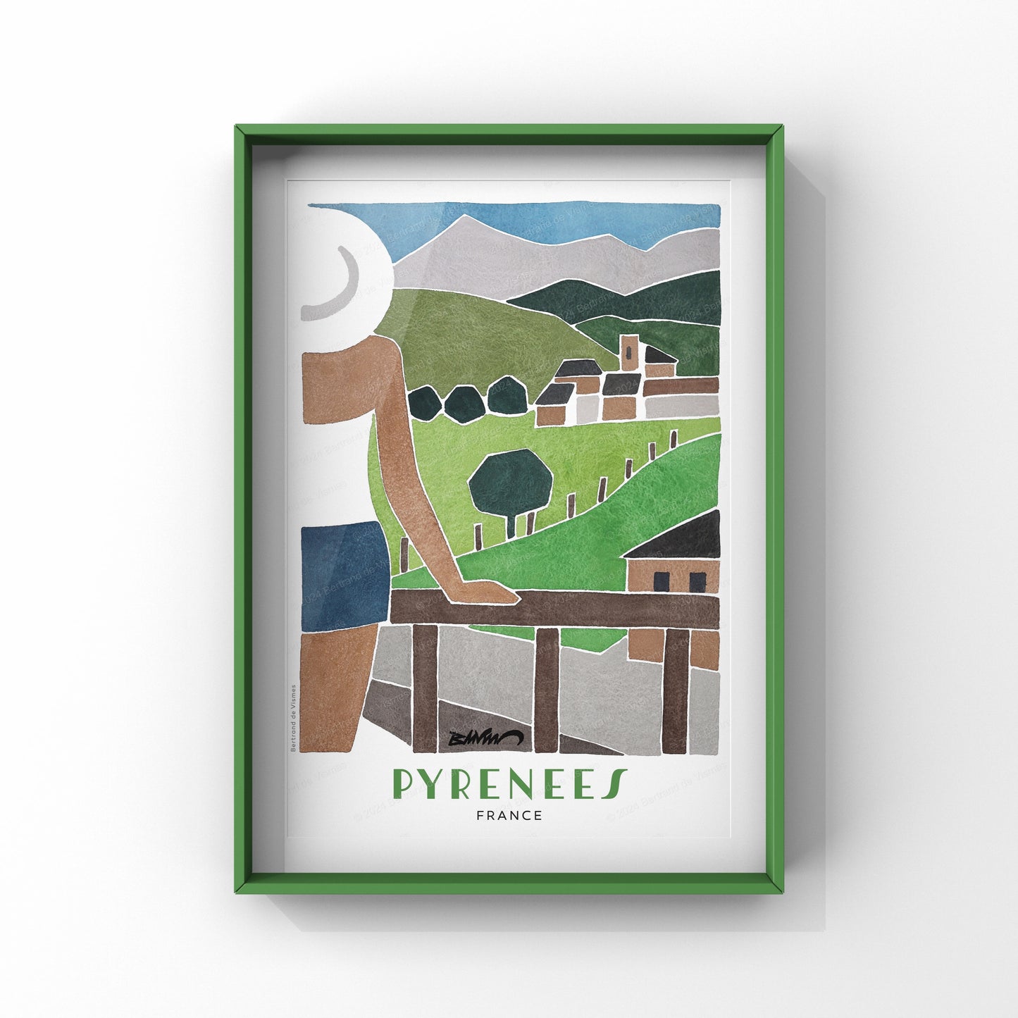 Pyrénées Unframed Poster