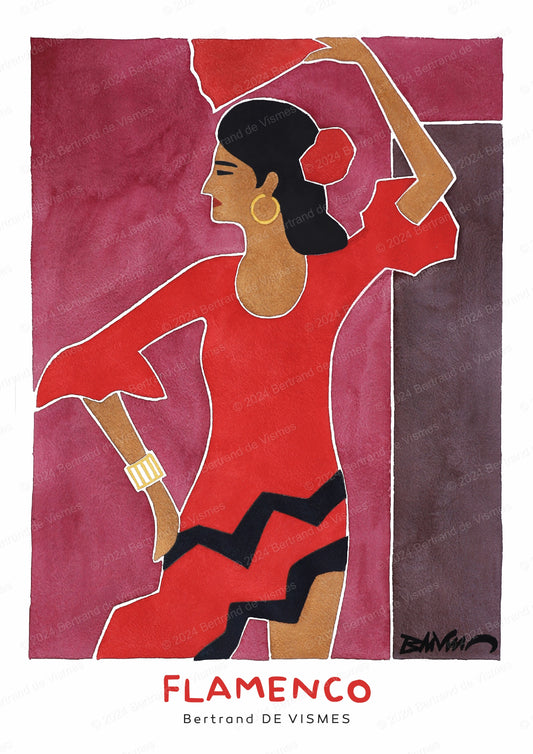 Flamenco Unframed Poster (1)