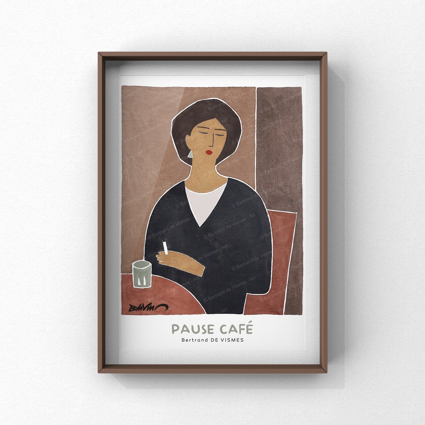 Pause Café Unframed Poster