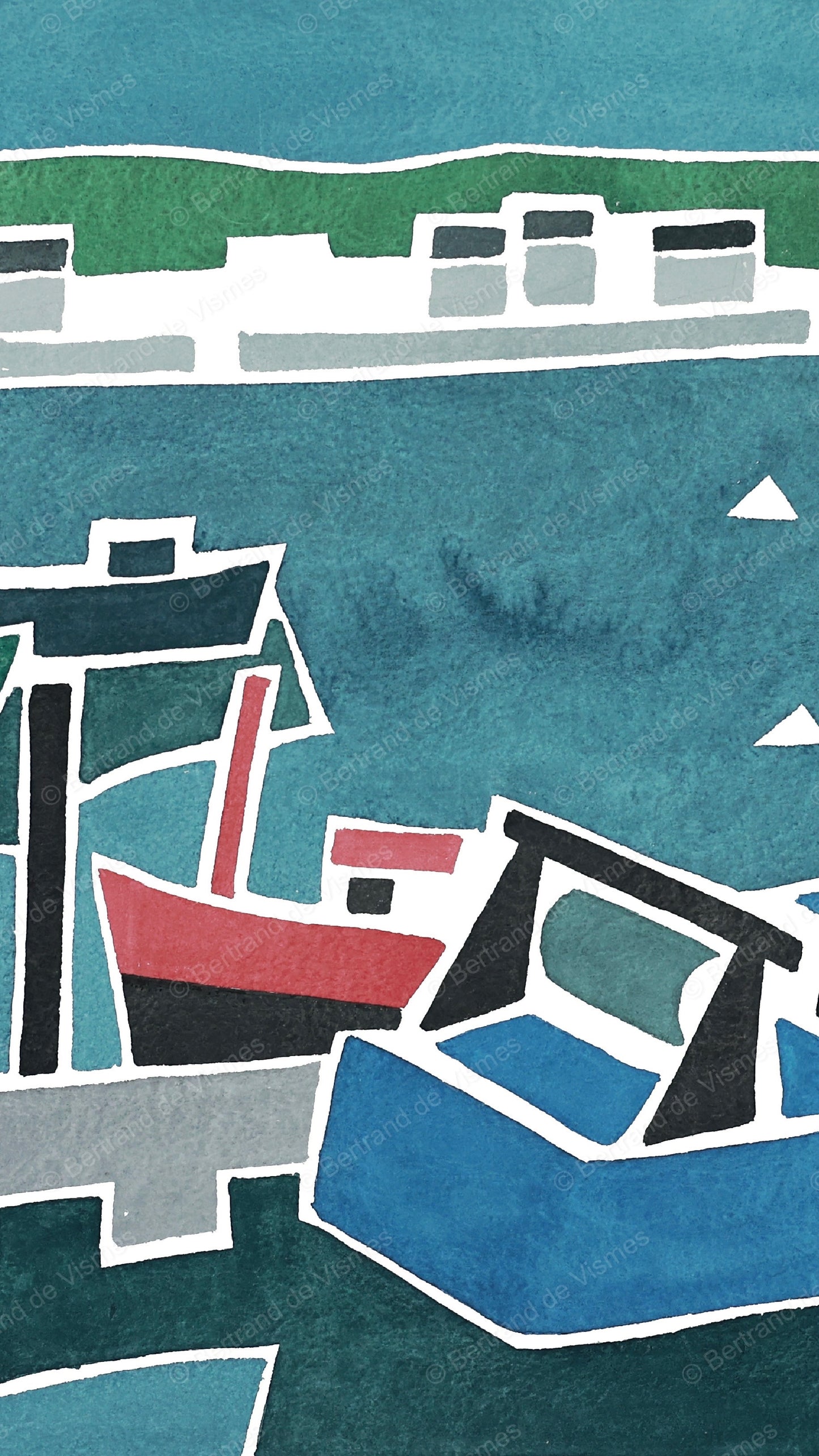 Boats - Limited Edition Giclée Print (30x40cm)