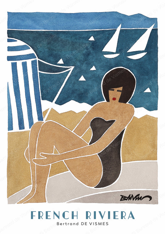 French Riviera Unframed Poster (2)