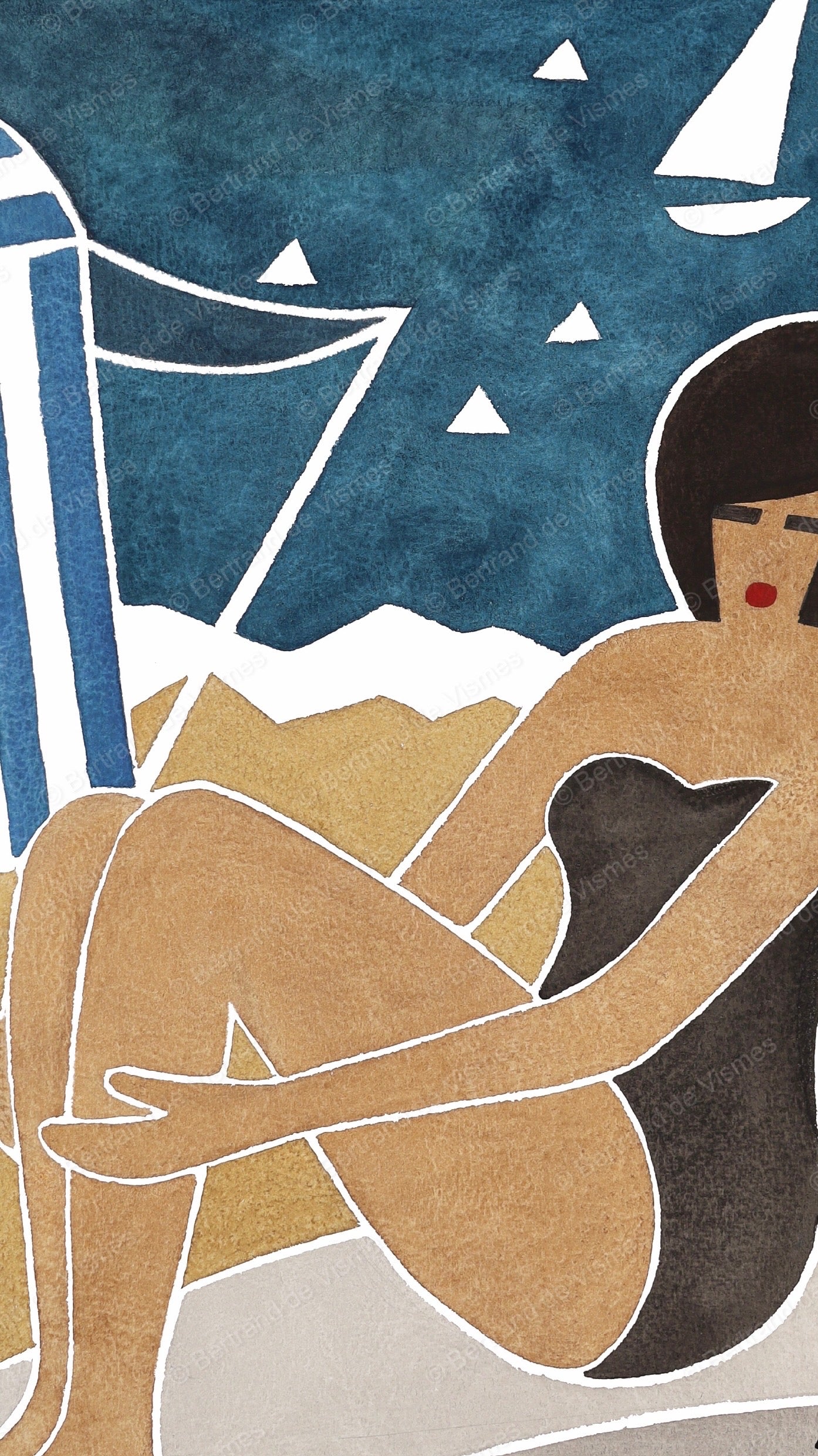 French Riviera Unframed Poster (2)