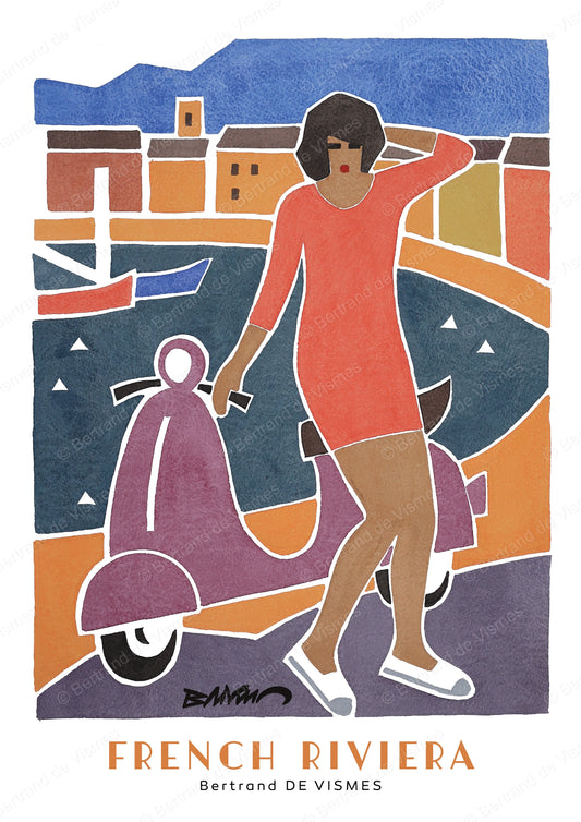 French Riviera Unframed Poster (1)