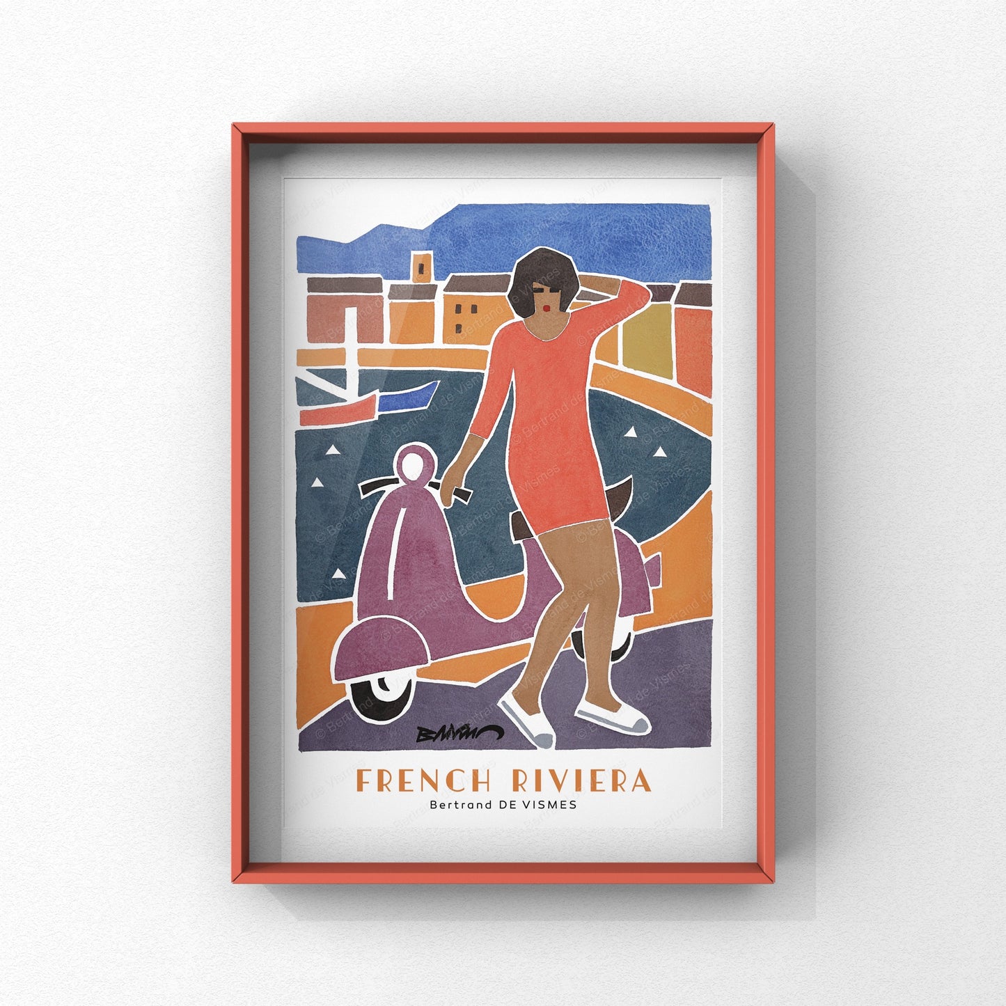 French Riviera Unframed Poster (1)