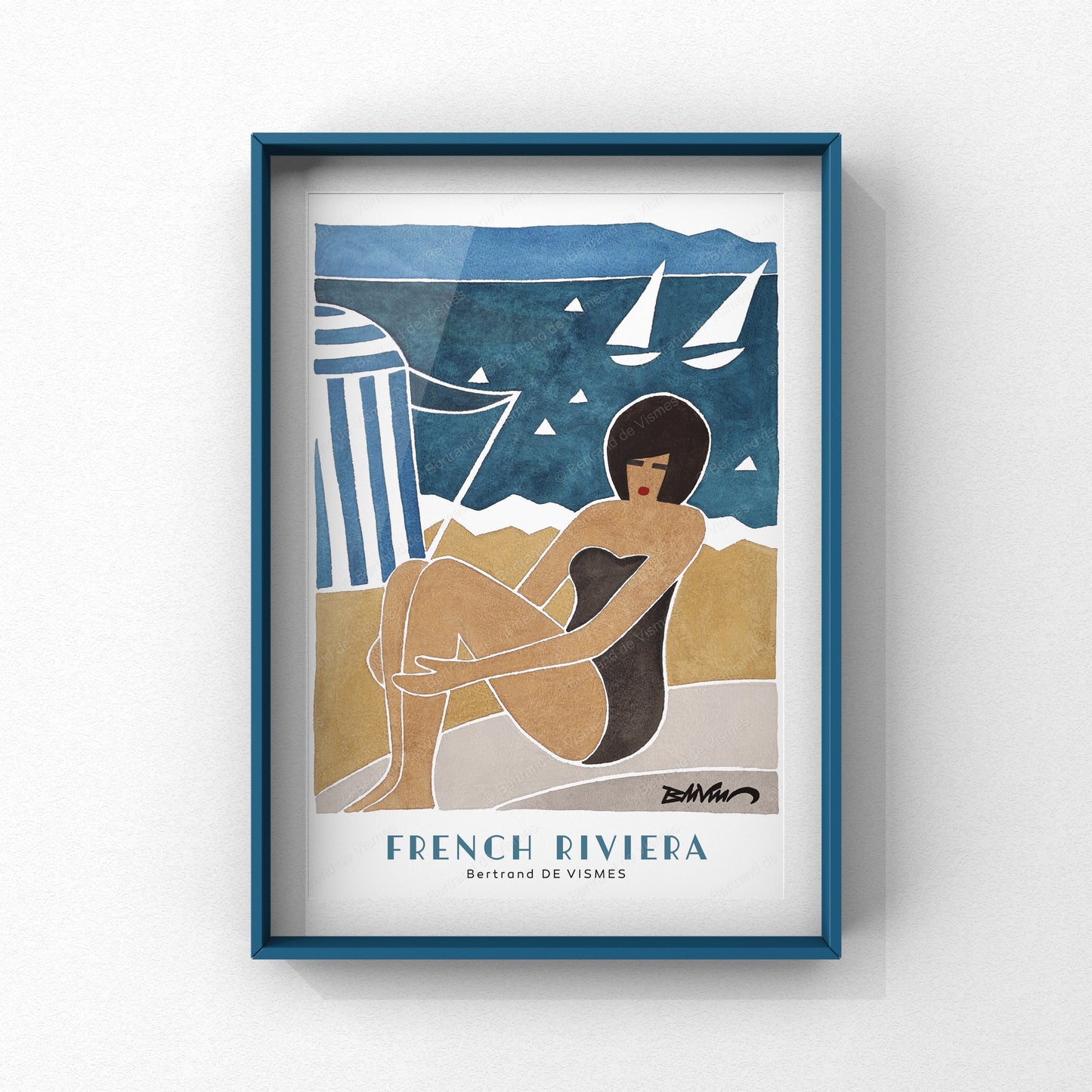 French Riviera Unframed Poster (2)