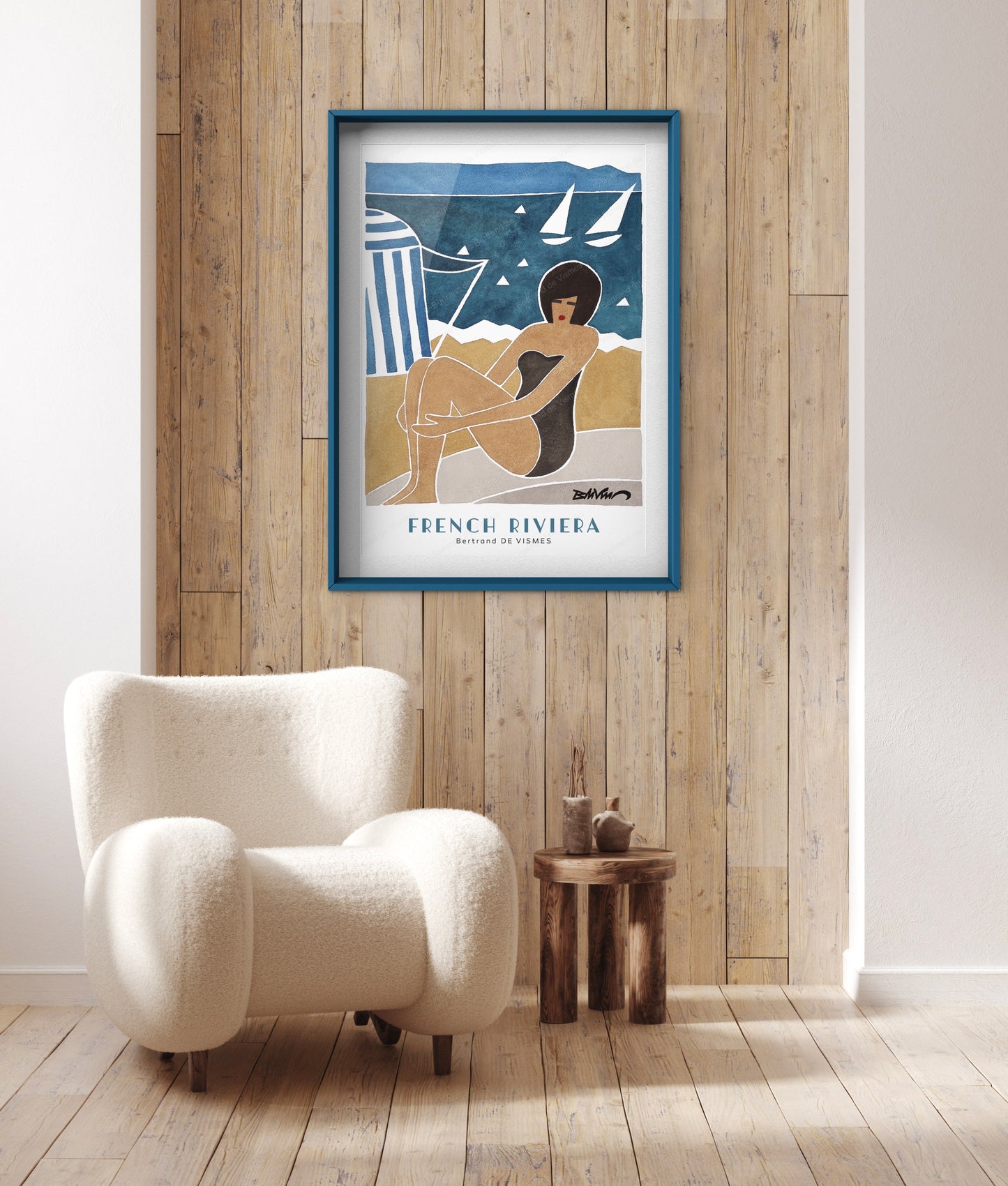 French Riviera Unframed Poster (2)